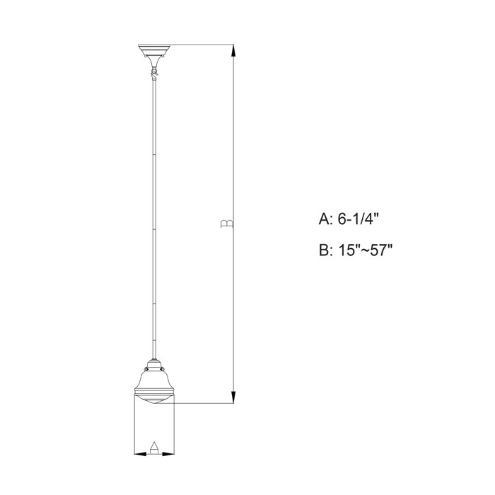 Laurel Foundry Modern Farmhouse Margaree 1 Light Single Pendant